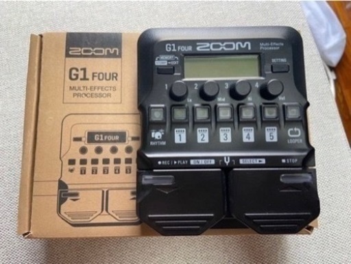 ほぼ新品】zoom g1four マルチエフェクター