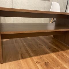 【美品】ソファで作業しやすい高さの応接用ローテーブルの画像