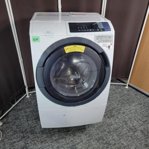 ‍♂️h060710売約済み❌6624‼️配送設置は無料‼️日立 10kg/6kg ドラム式洗濯機