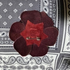 #3343 ブローチ　花　椿の画像