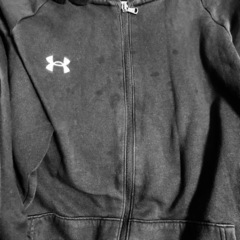 #3345 アンダーアーマー　パーカー　XXL 裏起毛の画像