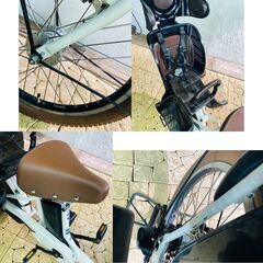 新品部品☺整備士*防犯登録　電動自転車　子供乗せ 　ZC ブリヂストン　ビッケ　bikke ２０インチの画像
