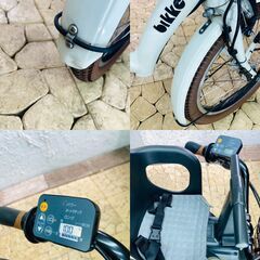 新品部品☺整備士*防犯登録　電動自転車　子供乗せ 　ZC ブリヂストン　ビッケ　bikke ２０インチの画像