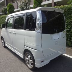 込プライス２１万円 パレット 希少な４ＷＤターボ MK21S 修復無し 両側パワスラ エアロ キセノン 本車検２年受渡 機関良好の画像
