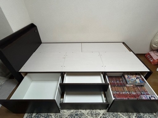 ☆収納付き☆シングルベッド