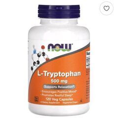 L-トリプトファン、500mg、ベジカプセル97粒