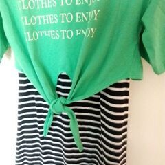 doublefocus Tシャツ付きワンピース　Mサイズの画像