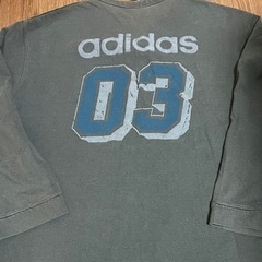 adidas メンズ　七分袖Tシャツの画像