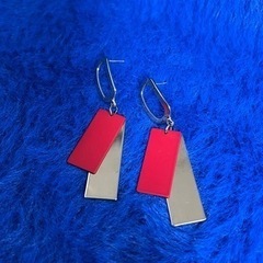 イヤリング ピアス925 シルバー針左右2個セットの画像