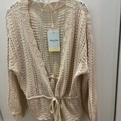 薄手ニットカーディガン