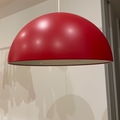 IKEA ペンダントライト　ラウンド　レッド