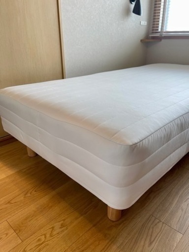 【美品！】無印良品   脚付マットレス　ポケットコイル・シングル