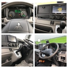 三菱 ふそう キャンター 2トン 平ボディ 1車検付き パイオニアナビ スペアキーありの画像
