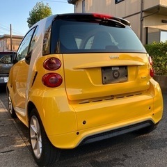 夏が似合うガラスルーフのスマートフォーツークーペ　お洒落なレッドな内装❣️の画像