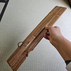【昭和レトロ/1940年代物/昭和初期】 寿光 秀石
茶道具 竹製品垂撥（垂発・スイハツ・スイバチ） 長方形の画像