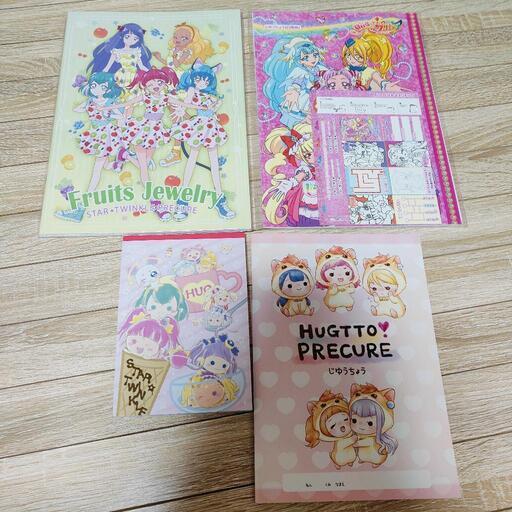 プリキュアノート、メモ等セット