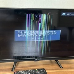 【お取引決定】ジャンク品　Qriom 24型ハイビジョン液晶テレビ