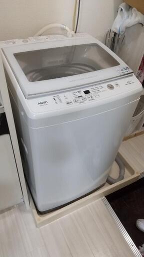 受け渡し者決定‼️AQUA 7キロ 洗濯機 アリエールとボールド共同開発‼️2021年製