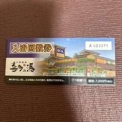 岐阜県の回数券の中古が安い！激安で譲ります・無料であげます