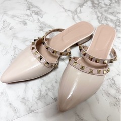 🤍新品　LL スタッズミュール