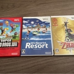 Wii  ソフト３本