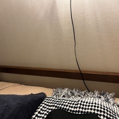 無印　セミダブル　ベッドフレーム　ベッド下収納2つ付きブラウンの画像