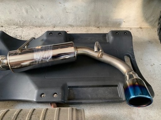 ジムニーJB23Wブルーフィンマフラー