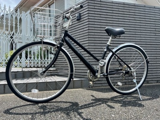 点検済み⭐️中古自転車　YouTube動画あり アルミフレーム　オートライト　6段ギア　26インチ　新品リング錠付　リペアボックス  