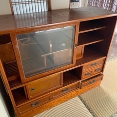アンティーク レトロ 家具 収納家具 キャビネットの画像