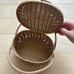 ペーパークラフト　カゴ
の画像