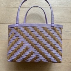 ペーパークラフト　カゴバックの画像