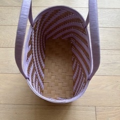 ペーパークラフト　カゴバックの画像