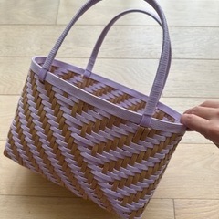 ペーパークラフト　カゴバック