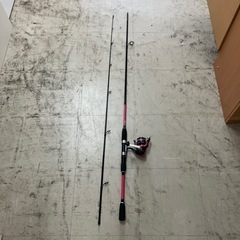 K2407-074  釣り竿 リール付 1320〜2630mm ...