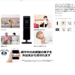 Panasonic 見守りカメラ　防犯カメラの画像
