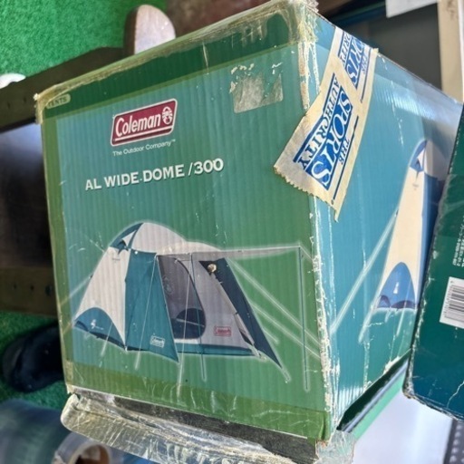 ?新品未開封品?Coleman キャンプ用品 インナーマット＆テント al wide dome 300  