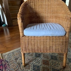 ラタンチェアLOLAチェア.everyday by collexダイニングチェアの画像