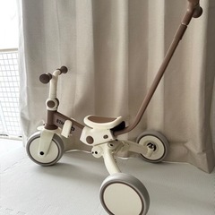 【引渡決定】三輪車 ベビーカー 折りたたみ 手押し棒付きの画像