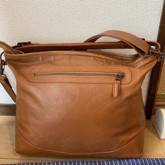 マザーハウス　2wayバッグ　ショルダー　キャメルの画像