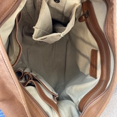 マザーハウス　2wayバッグ　ショルダー　キャメルの画像
