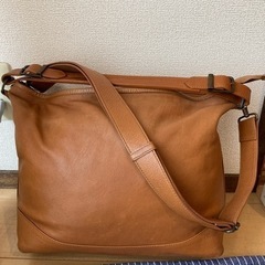 マザーハウス　2wayバッグ　ショルダー　キャメル