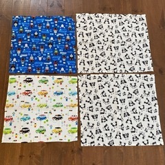  給食用ナフキン　綿ランチョンマット4枚セット