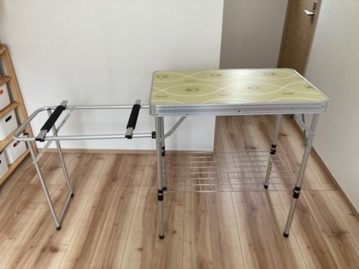 キャンプ　BBQ 作業台　アウトドア用品