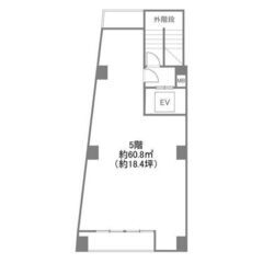 新宿百人町、貸店舗・事務所(一部) ！飲食店可　角部屋　１フロア...