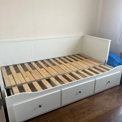 【受付終了7/12】IKEA収納付きベッド¥60,970→¥14,800