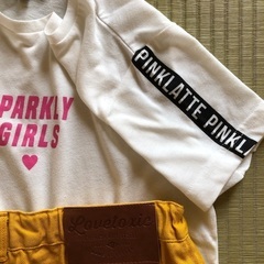 ラブトキ　ショートパンツ、ピンクラテTシャツの画像