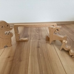 「3匹のやぎのがらがらどん」積み木パズル