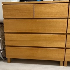 無印収納家具 の画像