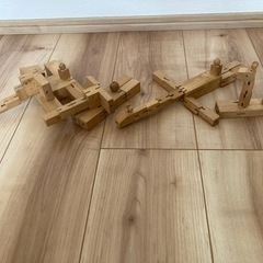 積み木のお人形の画像