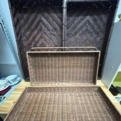 籐　箱　入れ物　四つセット